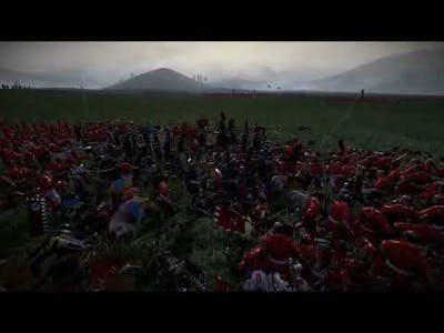 Total War Shogun 2 - Chosokabe vs Mori - Battle of Higumayama Fields