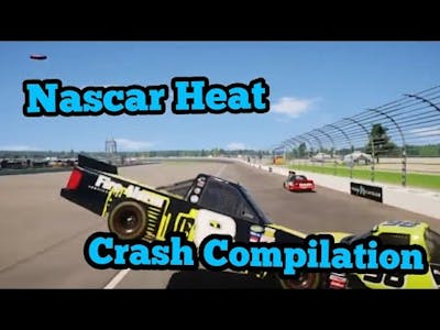 Nascar Heat Crash Compilation #2