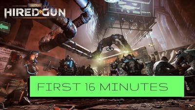 Necromunda Hired Gun PC GAMEPLAY Walkthrough :: Complete Level 1【 FIRST 16 Minutes 】| NO COMMENTARY