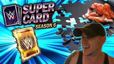 SMASHING THE PUZZLER!!! DELUXE PACK!!! WWE Supercard #103