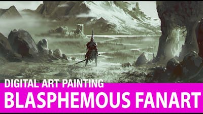 Digital art painting -Blasphemous fanart-