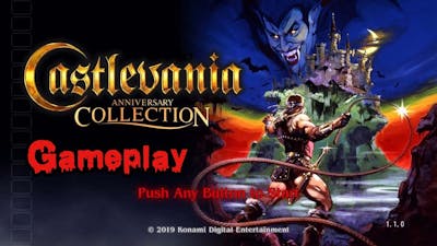 Castlevania Anniversary Collection: Vampire Killer (1986) Gameplay 🧛‍♂️