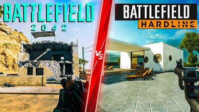 Battlefield 2042 vs Battlefield Hardline - Direct Comparison! Attention to Detail &amp; Graphics! PC 4K