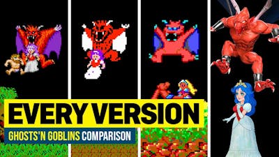 All Versions Comparison of the Ghost &#39;n Goblins Intro