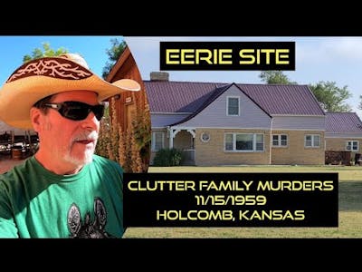 The Clutter Family Home in Holcomb, Kansas. Site of the Murders  of Nov. 15, 1959.