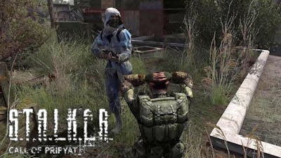 Clear Sky Attacks the Military Base! S.T.A.L.K.E.R.: Call of Pripyat NPC Wars /Anomaly Mod