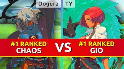 GGST ▰ Dogura (#1 Ranked Happy Chaos) vs TY (#1 Ranked Giovanna). Guilty Gear Strive