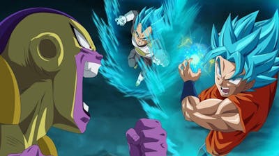 Golden Frieza vs SSG SS Goku and Vegeta A New Power Awakens!!! Dragon Ball Z Kakarot Cinematic