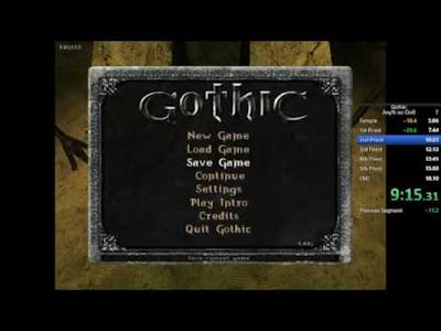 Gothic 1 World Record Attempt Fail