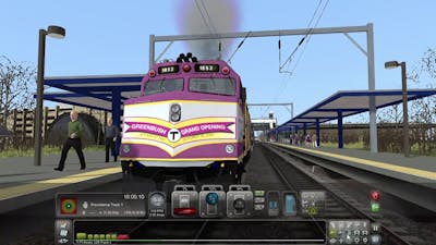 Amtrak, CSX and MBTA Trains at Rt 128 (Train Simulator 2019)