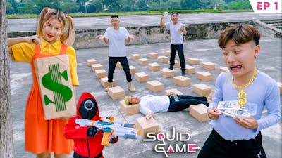 SQUID GAME 2021 Million Dollar Bonus | GAME Green Light Red Light Magic Box Challenge PART 1/2