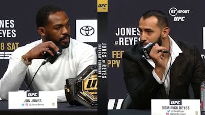  Jon Jones v Dominick Reyes UFC 247 press conference best bits