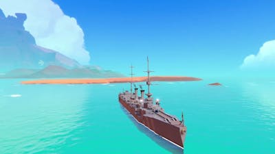 #trailmakers Pinsk shipyard: A Naval battle between Ironclad and Armored cruiser