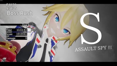 assault spy - asaru  amelia vs boss rush - s rank no damage