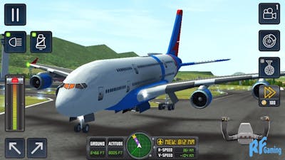 Flight Sim 2018! Airplane Landing  Taking off Simulator