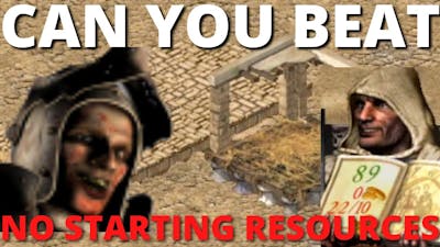 0 STARTING RESOURCES/GOLD/UNITS, Can you beat Rat? - Stronghold Crusader