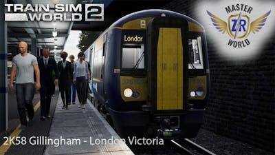 2K58 Gillingham - London Victoria - Southeastern High Speed - Class 375 - Train Sim World 2