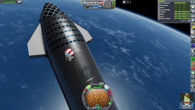 KSP with Realism Overhaul - Starship Interior (Early Test)