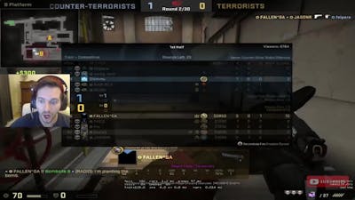 Pro Players react to FalleN plays