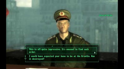 Fallout 3 General Orlov of the Reborn Coalition of Soviet Nations
