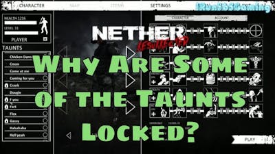 Why Are Some of the Taunts Locked? | Nether Resurrected