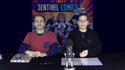 Great Escape Games own Tasha and Zack Introduce Sentinel Comics RPG