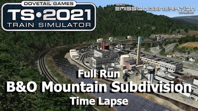 BO Mountain Subdivision - Time Lapse - Train Simulator 2021
