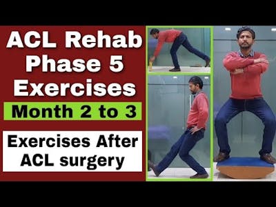ACL Rehab Phase 5 Exercises in Hindi | ACL Tear | Best Exercises after ACL surgery |