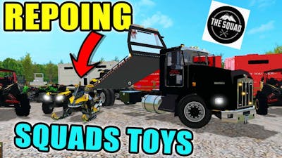 REPOING SQUADS TOY SHOP | TOWING TUESDAY | CAN AM + MAVERICK | FARMING SIMULATOR 2017