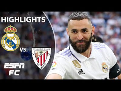 🚨 BENZEMA SCORES IN FAREWELL! 🚨 Real Madrid vs. Athletic Club | LaLiga Highlights | ESPN FC