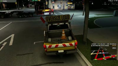American Truck Simulator - Lost in Redding with a Special Transport