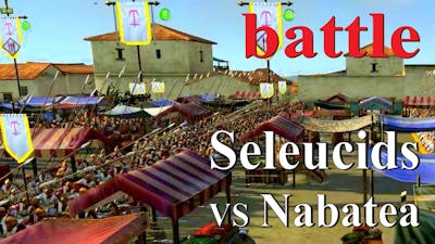 Total War™ ROME II  Emperor Edition | The battle between the Seleucids and Nabatea | 4K