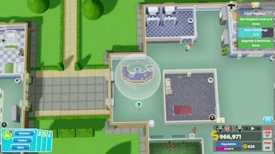 Two point hospital (console edition game play)