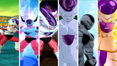 Frieza Transformations in 14 Dragon Ball Games