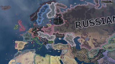 Red, Monarchy and the republic  - Hoi4 Timelapse