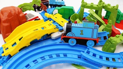 Building Train Tracks  - Thomas Train  More Toy Vehicles