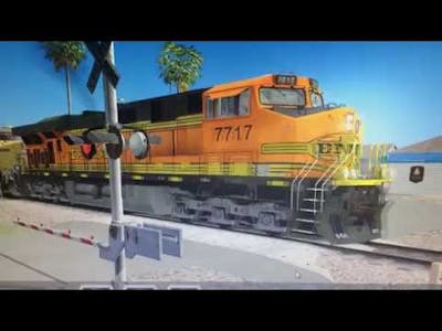 Train Simulator 2018 Custom BNSF Ethanol Train w/Crossing Malfuncrion