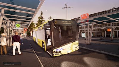 Bus simulator 18, driving with the solaris in the city!!!
