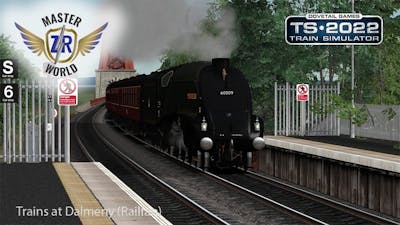 Trains at Dalmeny (Railfan) - Fife Circle Line - Train Simulator 2022