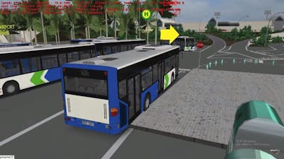 Omsi 2 tour (1575) 西班牙 Mallorca Line 404 Hotel Copacabana - AEROPORT BP32 @ EMT Hybrid Bus