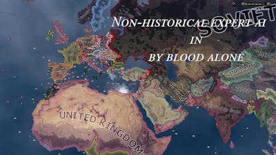 Non-historical expert ai in by blood alone - Hoi4 Timelapse