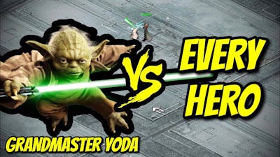 YODA vs EVERY HERO | Star Wars: Galactic Battlegrounds