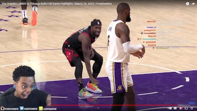 FlightReacts To NBA Los Angeles Lakers vs Chicago Bulls Full Game Highlights | March 26, 2023!