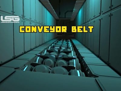 Space Engineers - Factory Conveyor Belt Maximizing Production and Ore Transport