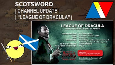 Channel Update + The League of Dracula!