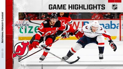 Capitals @ Devils 10/24 | NHL Highlights 2022