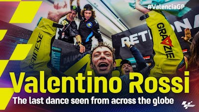 Valentino Rossi&#39;s last dance as seen from across the globe