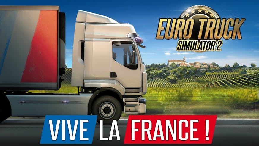 Euro Truck Simulator 2 - Vive la France !, PC Mac Linux Steam Contenu  téléchargeable