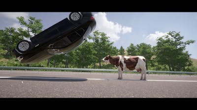 GAMEPLAY - MISSION WITH COW - Autobahn Police Simulator 3 | Radex