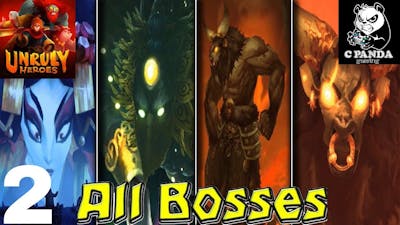 unruly heroes game play all finish boss fight c panda gaming